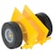 Vestil Yellow Adjustable Panel Dolly 500 lb Capacity Foam-Filled Casters PLDL-ADJ-10FF - alternate 1